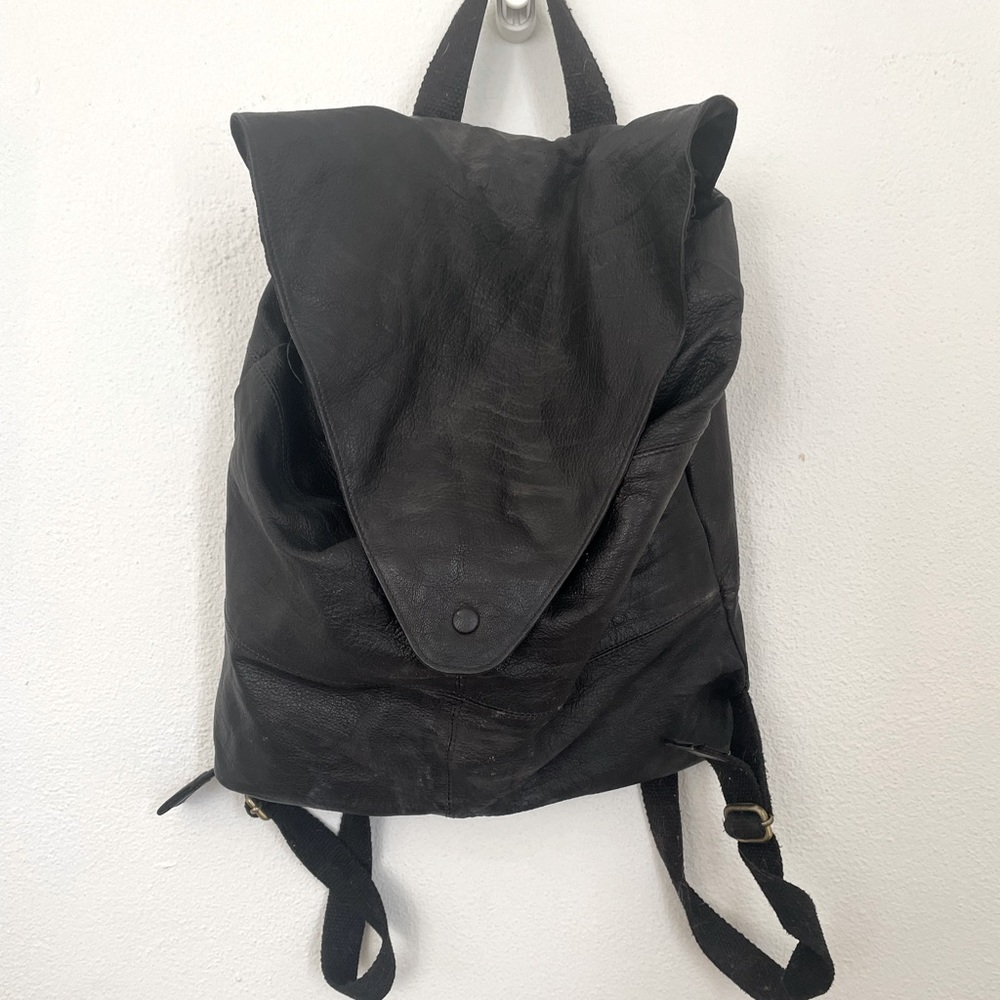 ASOS Leather Backpack